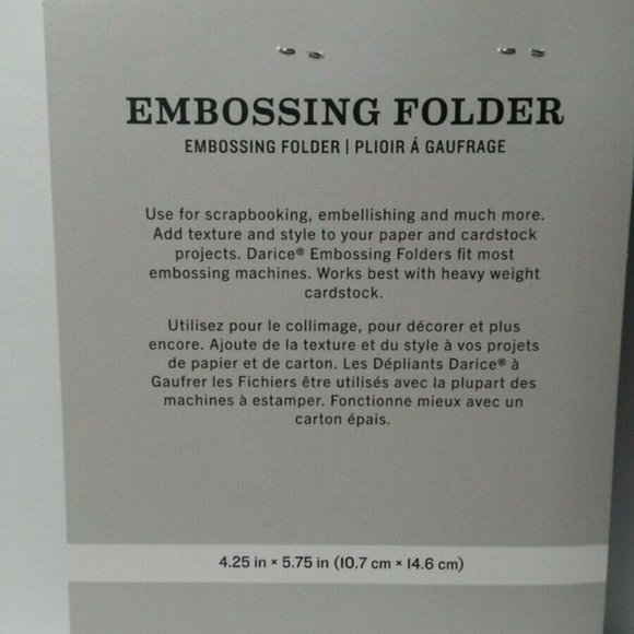 Darice Embossing Folder Chicken Border Scrapbook Paper Crafts Card Making - Picture 3 of 5